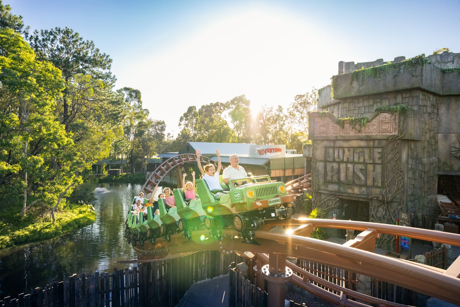 Jungle Rush Roller Coaster