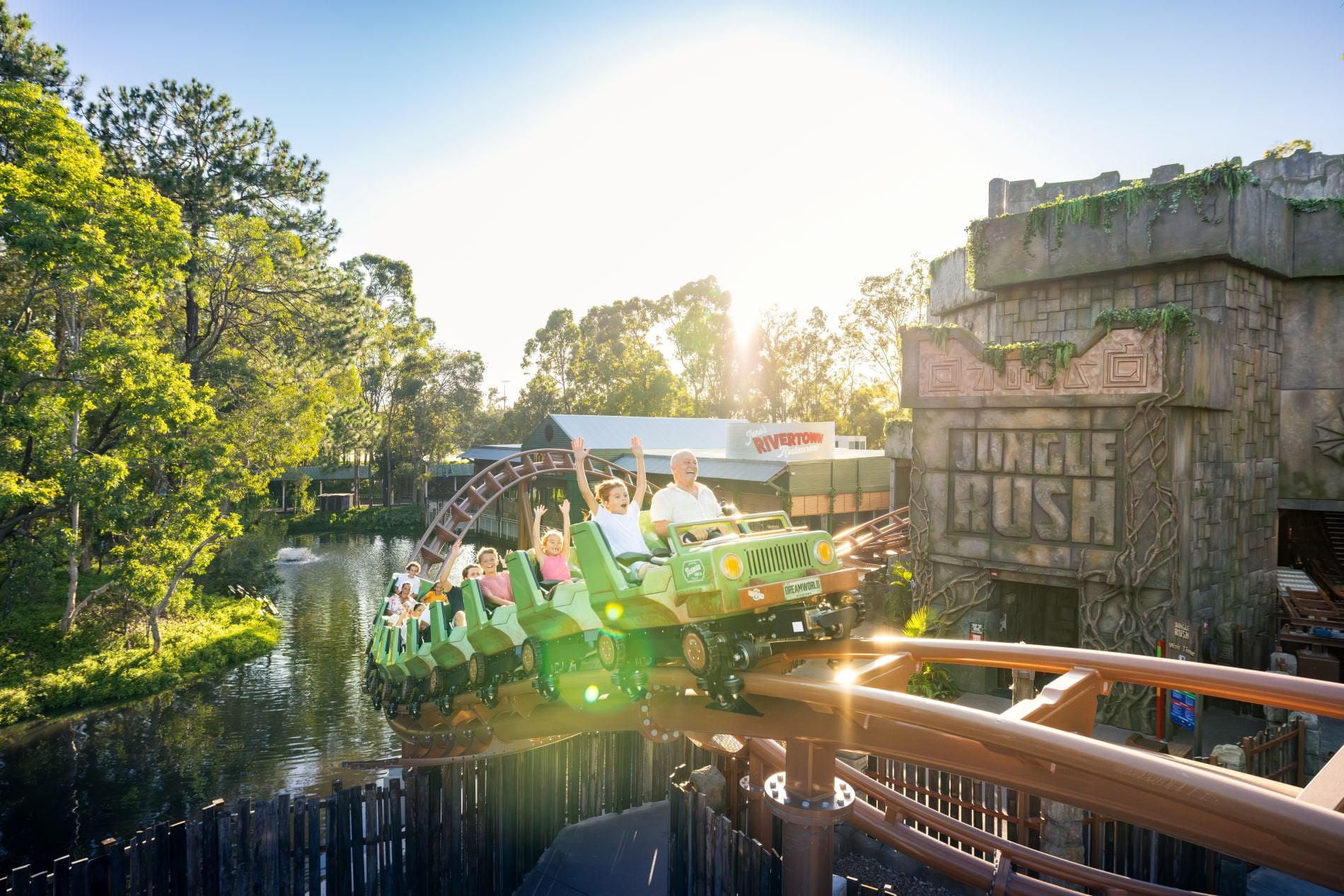 Jungle Rush Rollercoaster