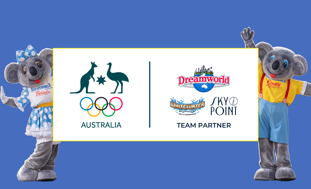 Dreamworld is the Official Theme Park Partner of the Australian Olympic Team
