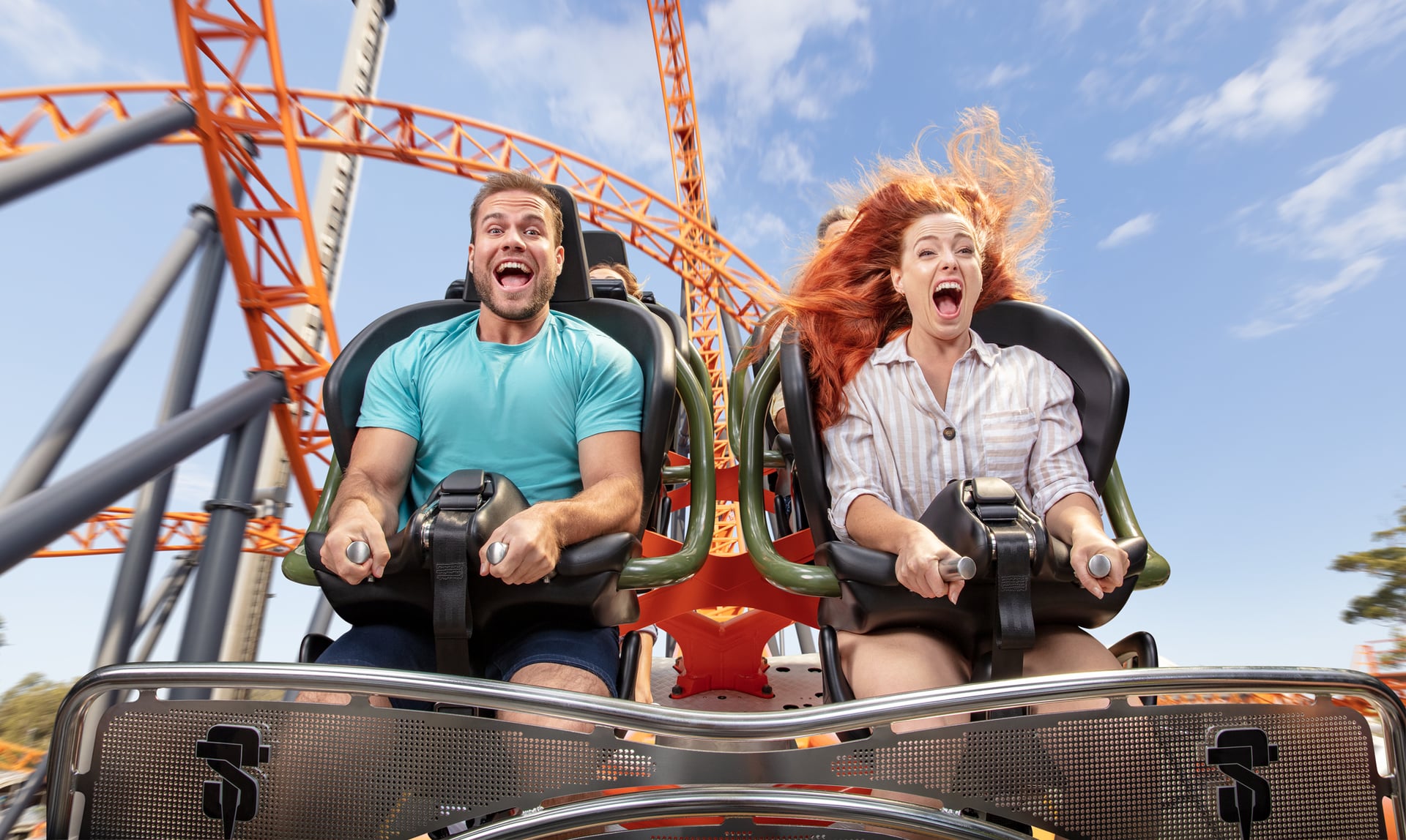 Steel Taipan rollercoaster at Dreamworld